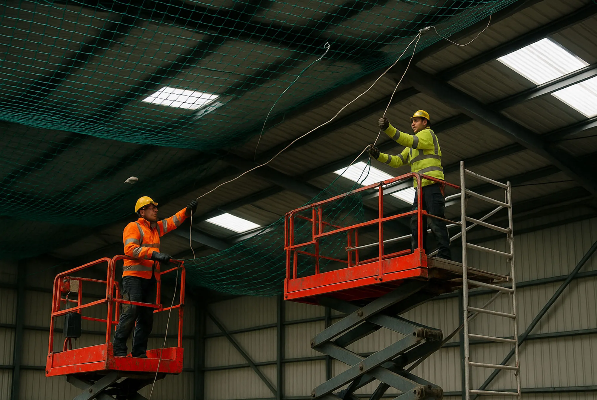 Fall Arrest Safety Netting