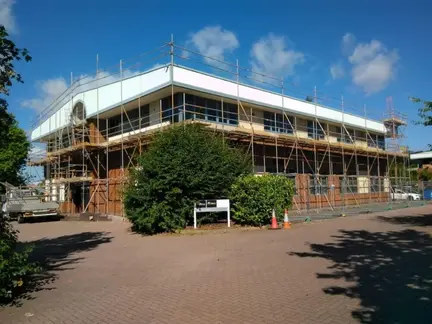 Edge protection and window replacement scaffold Leicester Edge protection and window replacement scaffold Leicester